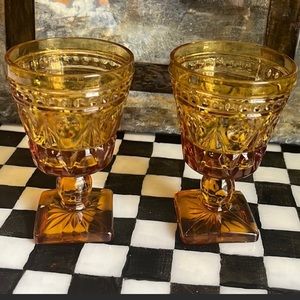 Vintage Art Deco mini Goblets